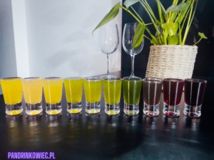 Shoty z wódką - Rainbow